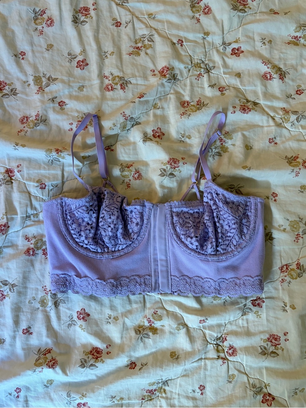 Aerie Lavender Lace Bralette - Women Intimates